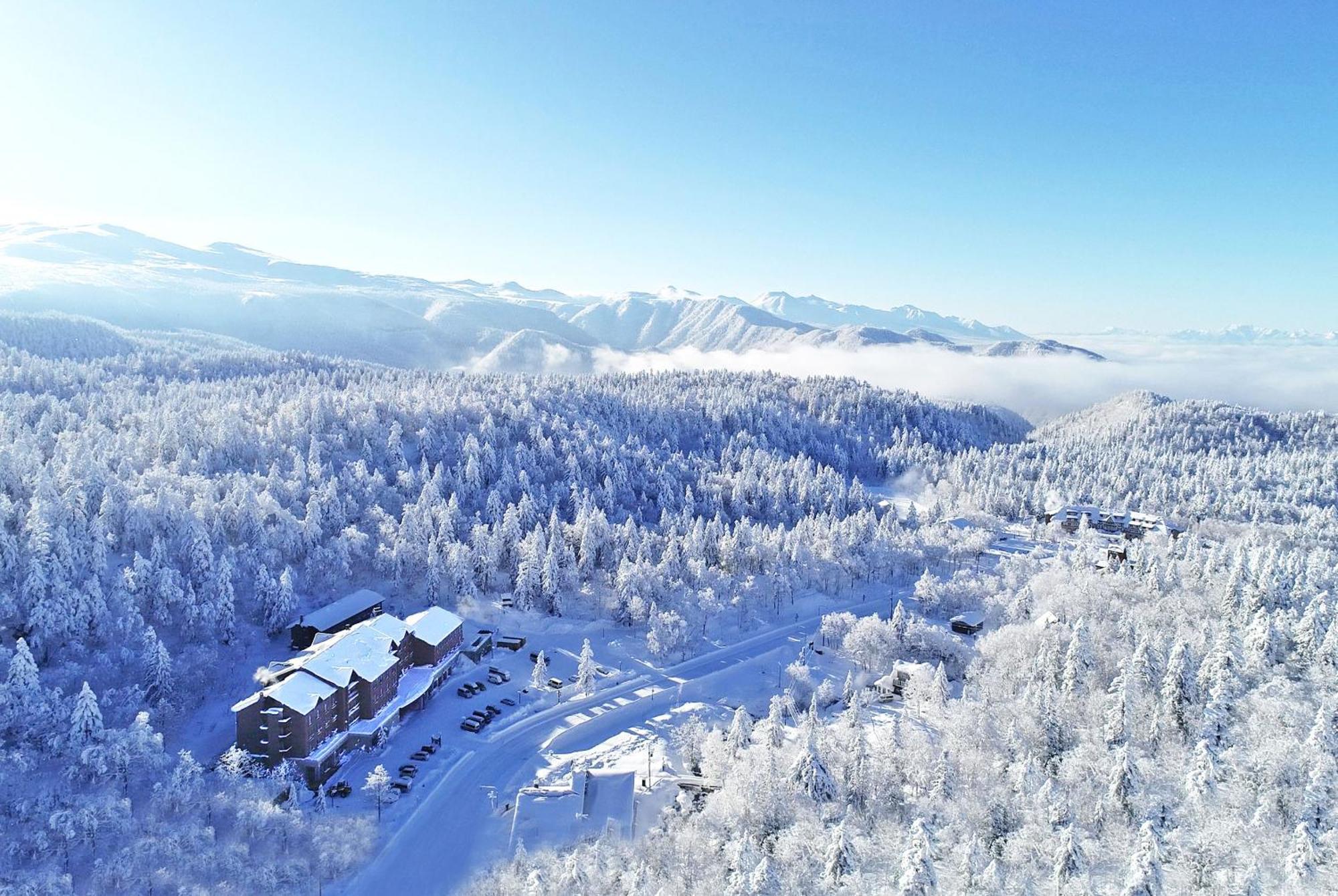 Higashikawa Asahidake Onsen Hotel Bear Monte Esterno foto